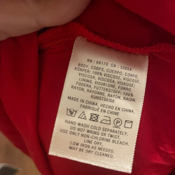 Anthropology Maeve Red Floral Dress - Picture 3 of 4